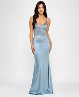 Say Yes Juniors' Rhinestone-Embellished Mermaid Dress, Created for Macy's