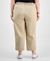 Tommy Hilfiger Plus Cropped Cargo Pants
