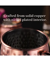 Megacasa 4 piece set of 16oz. Copper Moscow Mule Mugs