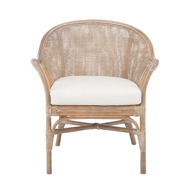 Dustin Rattan Accent Chair W/ Cushion