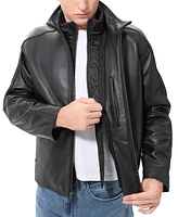 Bgsd Men Blake Leather Hipster Jacket