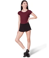 Capezio Girls Curved Pull-On Skirt - Tween