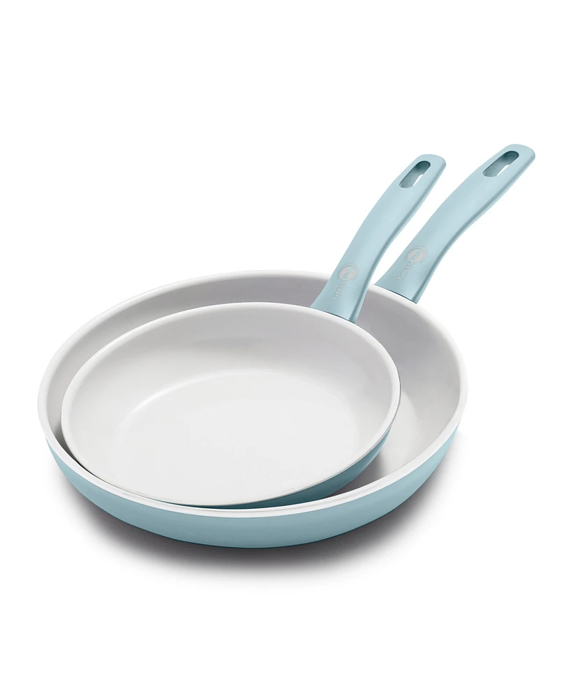 GreenPan Dover Ceramic Nonstick 2-Piece Frypan Set