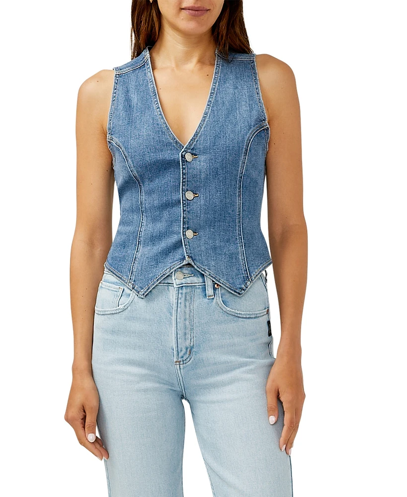 Silver Jeans Co. Women's Denim Vest