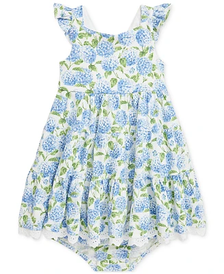 Polo Ralph Lauren Baby Floral Flutter-Sleeve Dress