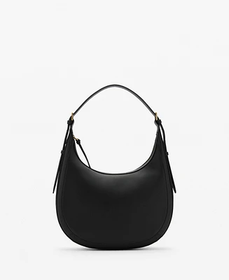 Mango Women's Leather Effect Shoulder Bag