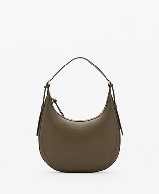 Mango Women's Leather Effect Shoulder Bag
