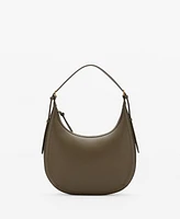 Mango Women's Leather Effect Shoulder Bag