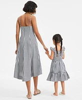 On 34th Womens Gingham Mommy Me Midi Dress Toddler Girls Gingham Smocked Dress Exclusively At Macys