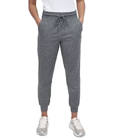 Dkny Sport Women's Space-Dyed High-Waist Slim Joggers