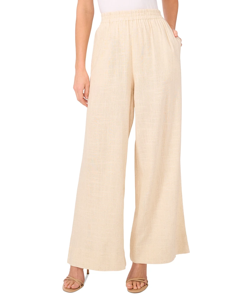 1.state Women's Wide-Leg Pull-On Side-Pocket Pants