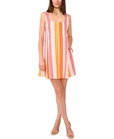 1.state Women's Scoop-Neck Sleeveless Mini Dress