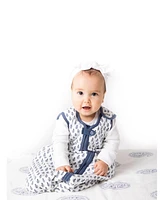 Tog 2.2 (Quilted) - Fort Blue Wearable Baby Sleep Sack