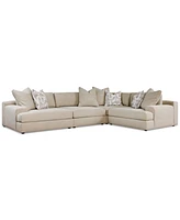 Klarke -Pc. L Sectional With Deep Seating