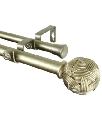 Rod Desyne Twine Double Curtain Rod Collection