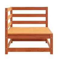 Patio Sofa Corner Wax Brown 27.6"x27.6"x26.4" Solid Wood Pine