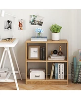 4-Cube Kids Bookcase with Open Shelves