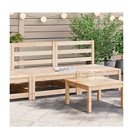 Patio Sofas Armless pcs 27.6"x27.6"x26.4" Solid Wood Pine