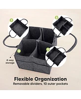 KeaBabies Original Baby Diaper Caddy Organizer, Large Storage Organizer for Nursery, Changing Table
