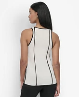 Dkny Women's Contrast Trim Tank Top