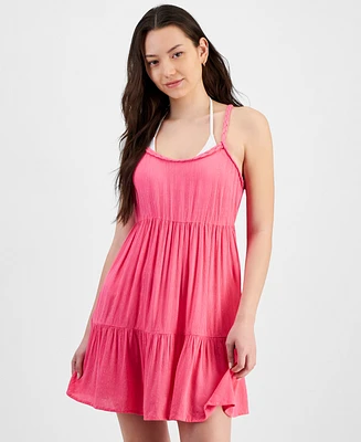 Miken Juniors' Tiered Dress Swim Cover-Up, Exclusively at Macy's