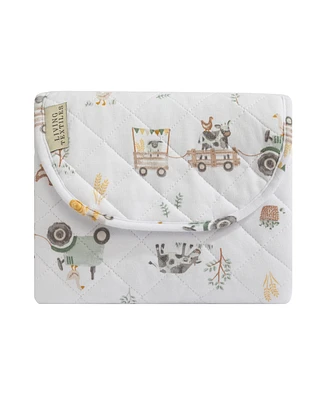 Living Textiles Baby Boys and Girls Tractor Ride Collection Waterproof Travel Change Mat