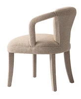 Manhattan Comfort 24.8" Palmer Modern Tweed Dining Armchair