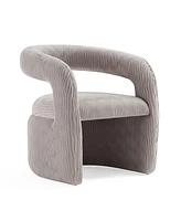 Manhattan Comfort 27.2" Corvette Modern Velvet Accent Chair