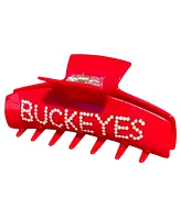 Emerson Street Clothing Co. Scarlet Ohio State Buckeyes Rhinestone Claw Hair Clip