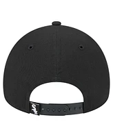 New Era Men's Black Chicago White Sox 9FORTY A-Frame Adjustable Hat