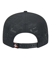 New Era Men's Black San Francisco Giants Laser Cut 9FIFTY Snapback Hat