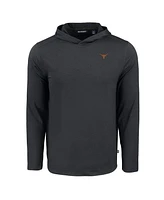 Cutter Buck Men's Black Texas Longhorns Coastline Epic Comfort Eco Long Sleeve Hoodie T-Shirt