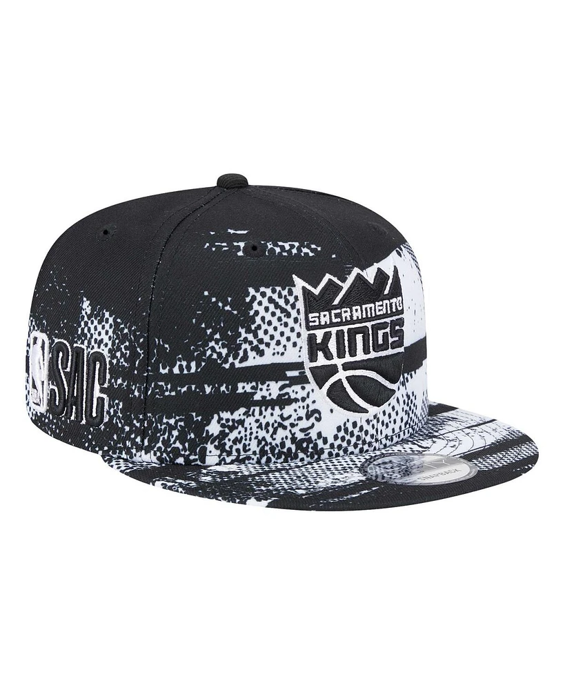 New Era Black Sacramento Kings Tip-Off 9FIFTY Snapback Hat