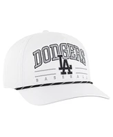 '47 Brand Men's White Los Angeles Dodgers Roscoe Speckle Hitch Adjustable Hat