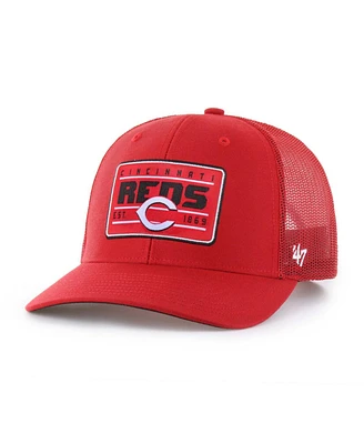 '47 Brand Men's Red Cincinnati Reds Hardline Trucker Adjustable Hat