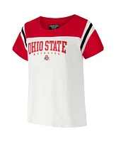 Fanatics Women's White Ohio State Buckeyes Plus Winning Gear T-Shirt