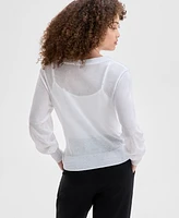 I.n.c. International Concepts Petite V-Neck Sweater, Exclusively at Macy's