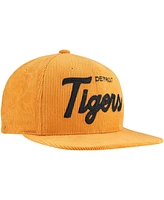 Mitchell & Ness Men's Gold Detroit Tigers Corduroy Snapback Hat