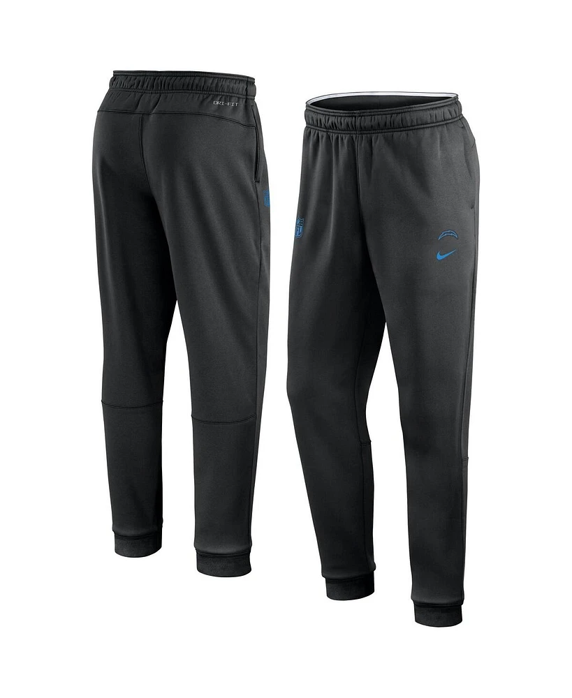 Nike Men's Black Los Angeles Chargers 2023 Sideline Performance Jogger Pants