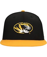 New Era Men's Black/Gold Missouri Tigers Logo 9FIFTY Snapback Hat