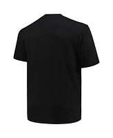 Profile Men's Black Ohio State Buckeyes Big Tall Color Stripe T-Shirt