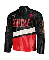 Reason Men's and Women's Black Scarface Moto Full-Zip Jacket