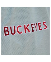 Mitchell & Ness Men's Silver Ohio State Buckeyes 1991 Alternate Authentic Shorts