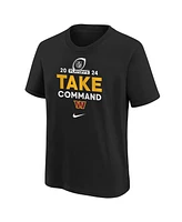 Nike Big Boys and Girls Black Washington Commanders 2024 Nfl Playoffs T-Shirt