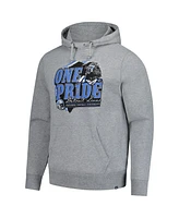 '47 Brand Men's Gray Detroit Lions Regional Headline Pullover Hoodie