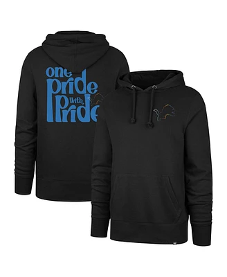 '47 Brand Men's Black Detroit Lions Pride Headline Pullover Hoodie