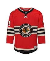 Outerstuff Big Boys and Girls Taylor Hall Red Chicago Blackhawks 2025 Nhl Winter Classic Premier Player Jersey