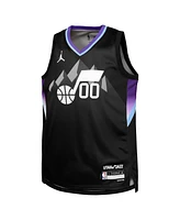 Jordan Big Boys and Girls Black Clarkson Utah Jazz Swingman Jersey