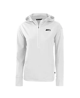 Cutter Buck Women's White Seattle Seahawks Daybreak Eco Half-Zip Hoodie