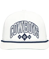 New Era Men's White Dallas Cowboys Diamond Golfer Snapback Hat